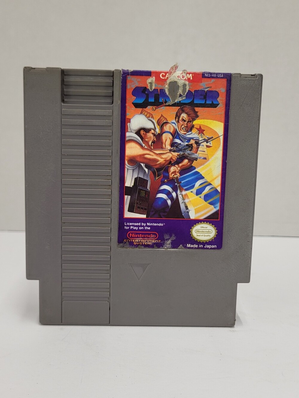Strider (Nintendo NES, 1989) Authentic Cart Only Capcom Nes Label Damage Tested